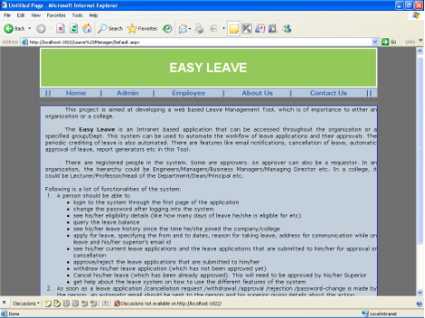 employee leave management system project in java
