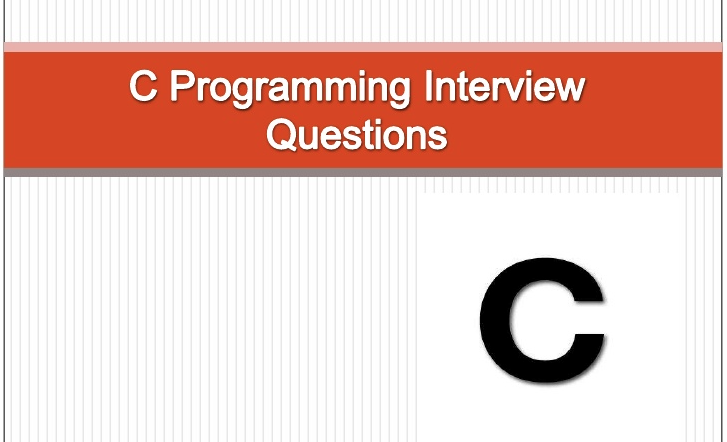 C Interview Questions