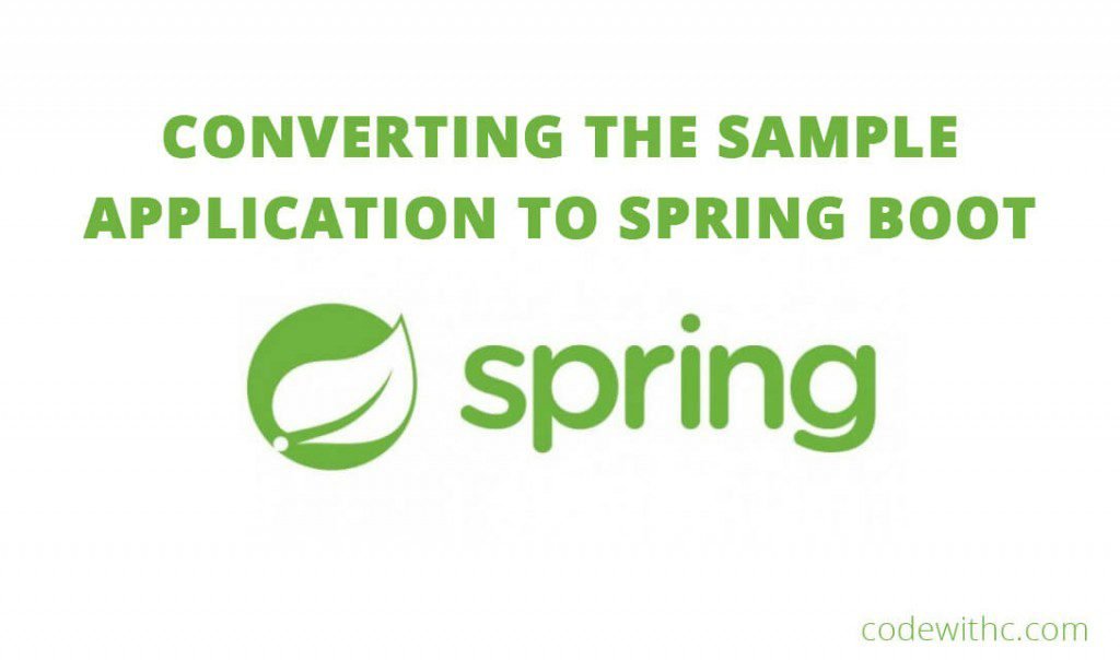 convert java project to spring boot