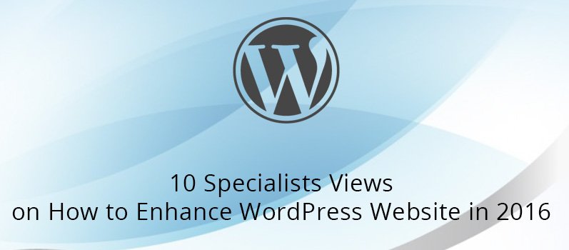 10 specialists views on how to enhance wordpress website in 2016 10 Specialists Views on How to Enhance WordPress Website in 2022