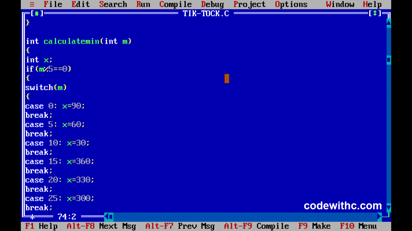 C Program: Analogue Clock Using C Graphics | Code with C