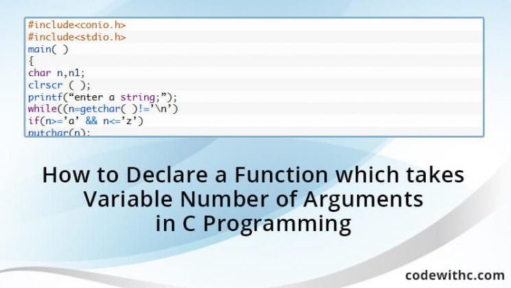 how-to-declare-a-function-which-takes-variable-number-of-arguments-in-c