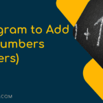 C Program to Add Two Numbers (Integers)