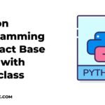 Python Programming Abstract Base Class with metaclass