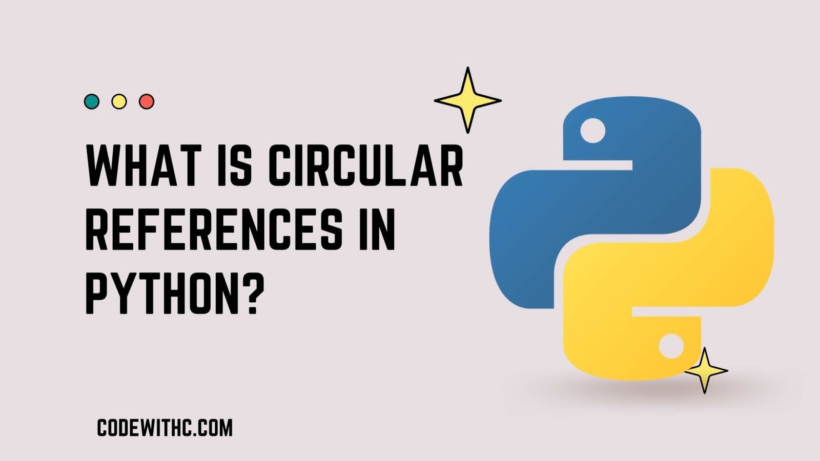 Circular References In Python