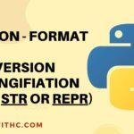Python - Format with conversion (stringifiation with str or repr)
