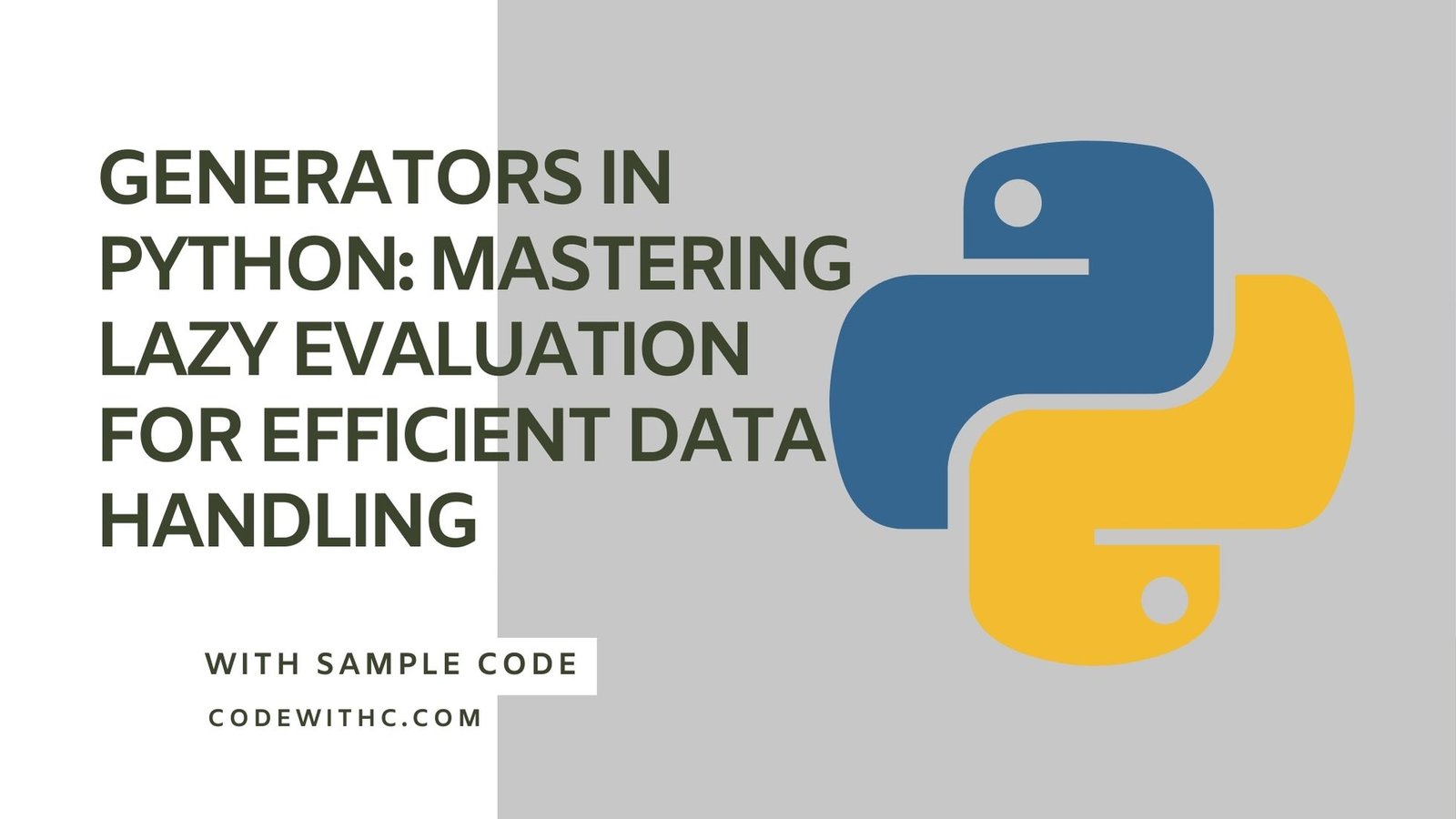 Generators in Python: Mastering Lazy Evaluation for Efficient Data Handling
